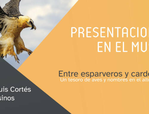 Presentación del libro “Entre esparveros y cardelinas. Un tesoro de aves y nombres en el alto Aragón” de José Luis Cortés Montesinos